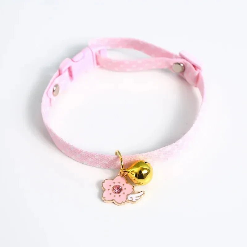 Verstelbare kattenhalsband met snelsluiting en ingebouwde bel – leuk en duurzaam fluwelen ontwerp - Ruffy