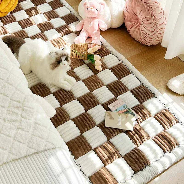 Zachte Geruite Bankbeschermers Voor Honden - Ruffy