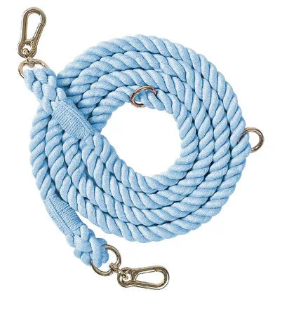 Luxe Gevlochten Touw Kleur Hondenriem - Ruffy