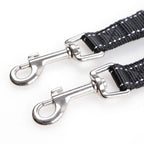 Dubbele Hondenriem | Dubbele Honden Wandeling | Klitvrijcontrol | Nylon, 100 cm - Ruffy