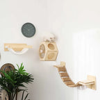 Katten Klimplanken Verticale Speelruimte Duurzaam Modern Ontwerp Eenvoudige Installatie - Ruffy