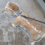 Transparante Regenjas voor Kleine Honden Waterdichte Poncho Duurzaam en Stijlvol - Ruffy