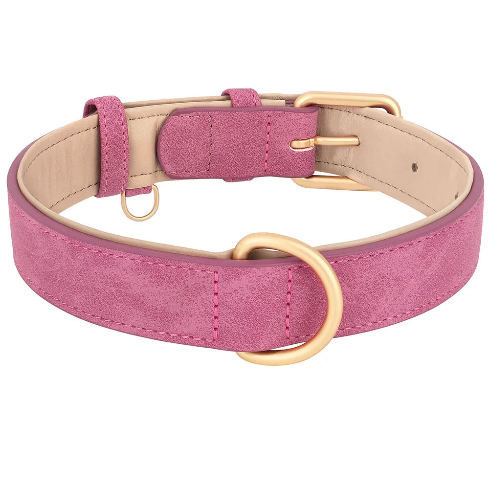 Hondenhalsband Van Duurzaam Zacht Leer - Ruffy