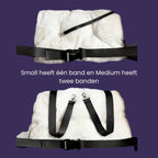 Pluche Honden Autostoelverhoger Comfortabel en Veilig met Machinewasbare Hoes - Ruffy