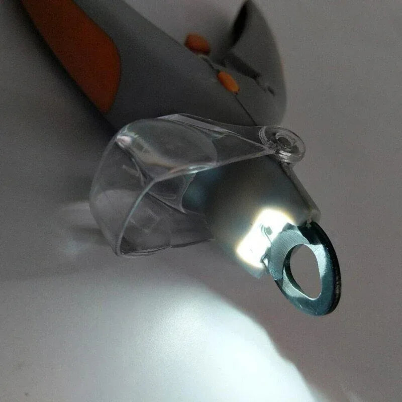 LED Nagelknipper voor Honden & Katten | Roestvrijstalen Messen | Veiligheidsbeugel - Ruffy