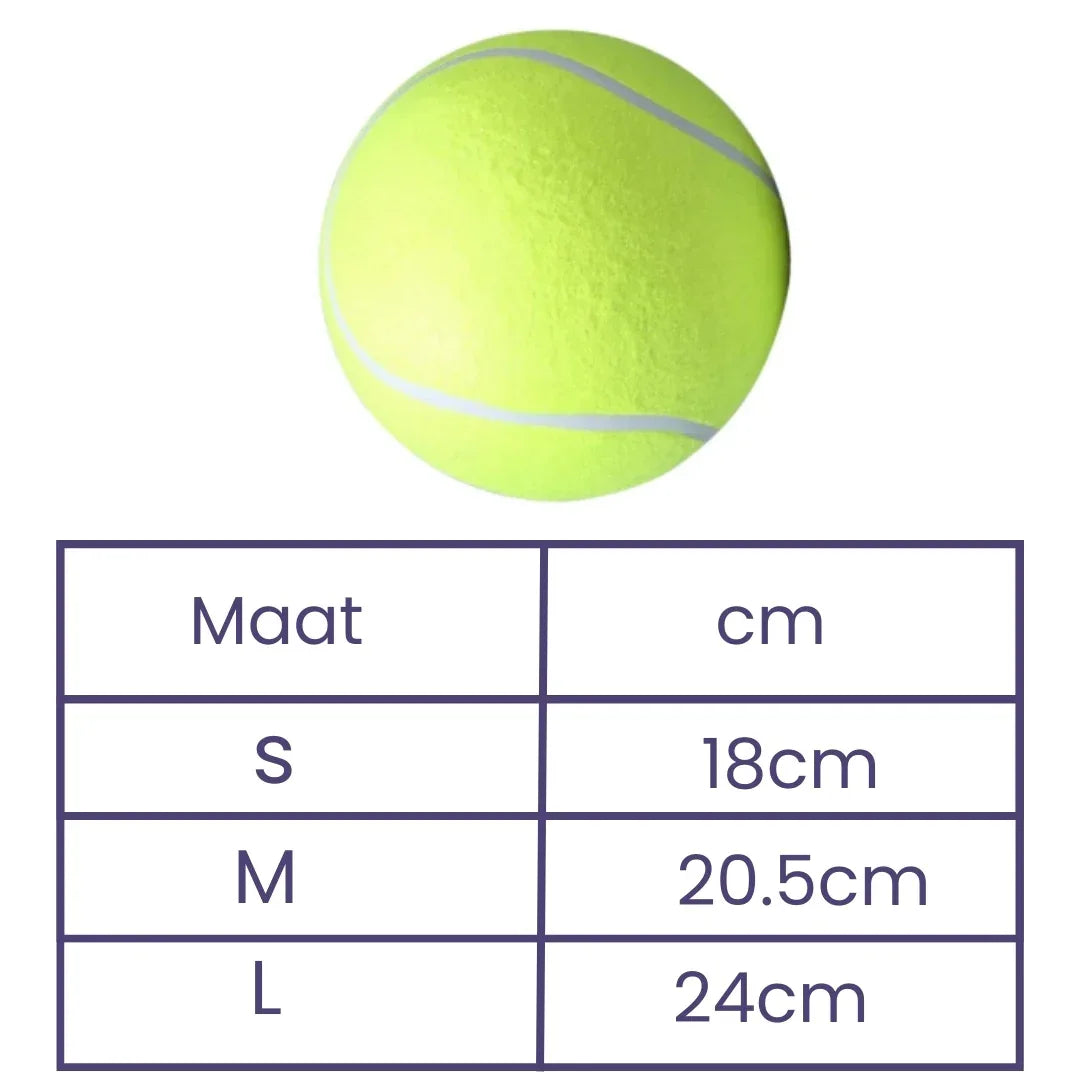 Tennisbal Reuze Honden Speelgoed Duurzaam Interactief Trainingshulpmiddel Veilig Multifunctioneel - Ruffy