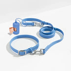 Stijlvolle Halsband-Wandelset voor Honden - Verstelbare Riem Halsband en Poepzakhouder - Ruffy