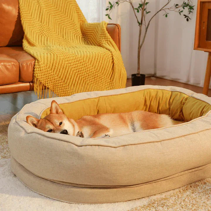 Orthopedisch Hondenbed Huisdierbed, Hondenmand Pluche Donut, Hondenmand Rond Kussen in Donutvorm, Slipvaste Bodem en Wasbaar Kalmerende Donutknuffelaar Hondenkussen Kattenbed (60cm/23.5in,Kaki Orthopedisch Hondenbed Huisdierbed, Hondenmand Pluche Donut, Hondenmand Rond Kussen in Donutvorm, Slipvaste Bodem en Wasbaar Kalmerende Donutknuffelaar Hondenkussen Kattenbed (60cm/23.5in,Kaki